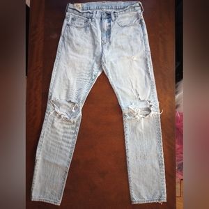 💘🍂 J. Crew 484 Jeans Light Wash Destroyed Denim